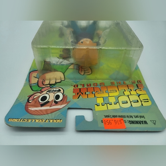 2011 MEZCO Scott Pilgrim vs. The World Purple Shirt 6" Vinyl Action Figure NEW - Picture 3 of 6